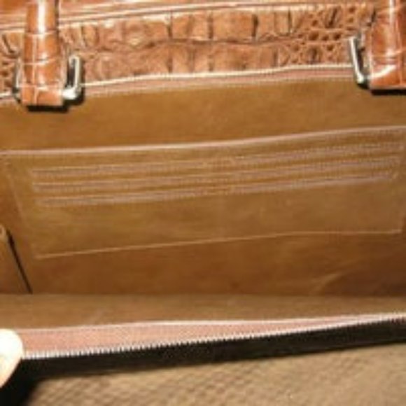 ❤️NEW Handmade Genuine CROCODILE Leather Laptop Briefcase Business Vietnam $750 - Picture 11 of 11